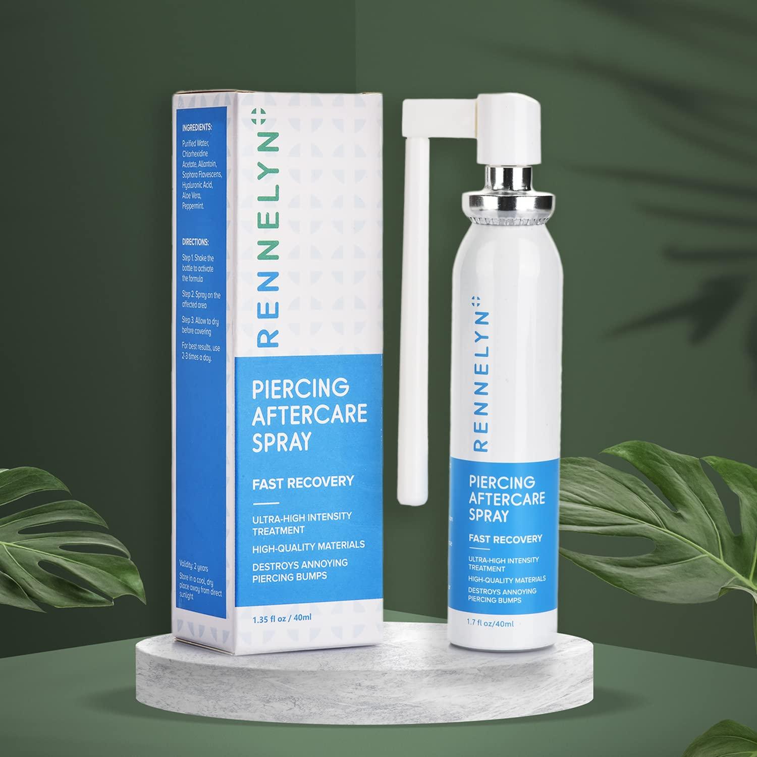 Rennelyn Piercing Aftercare Spray Piercing Cleaning Solution to Shrink