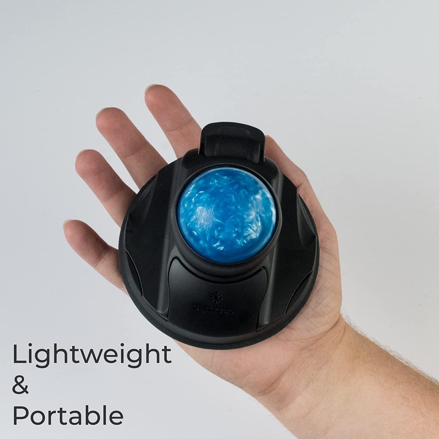 Vertiball Mountable Muscle Massage Ball Black/Blue Marble