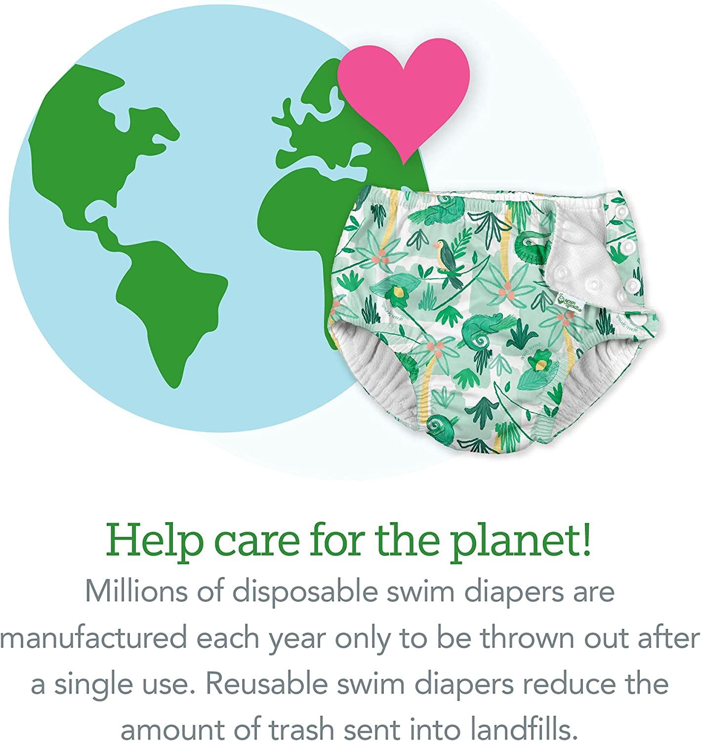 i play. by green sprouts Snap Reusable Swim Diaper No other diaper