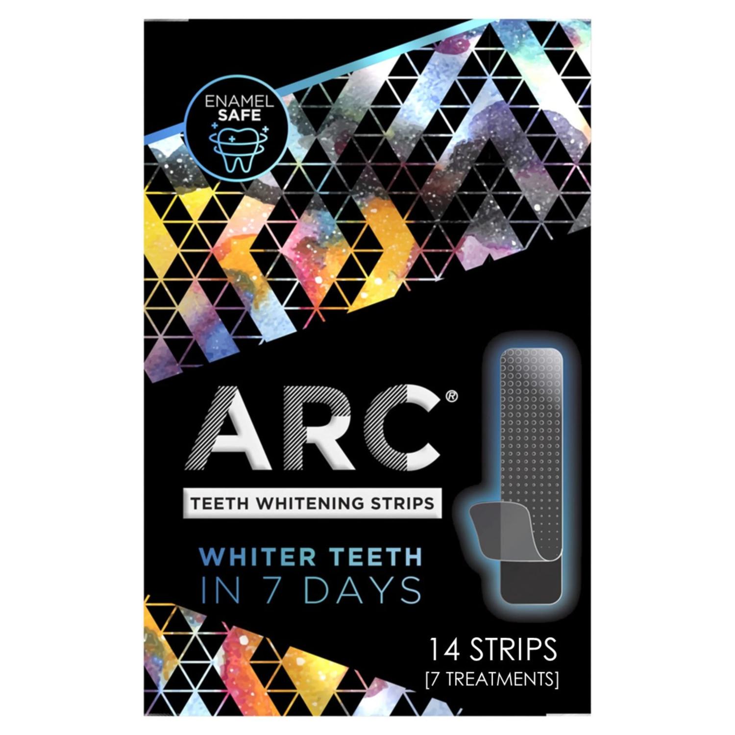 ARC Teeth Whitening Strip Kit, Smile Amplifier Kit, 14 Strips (7 Count