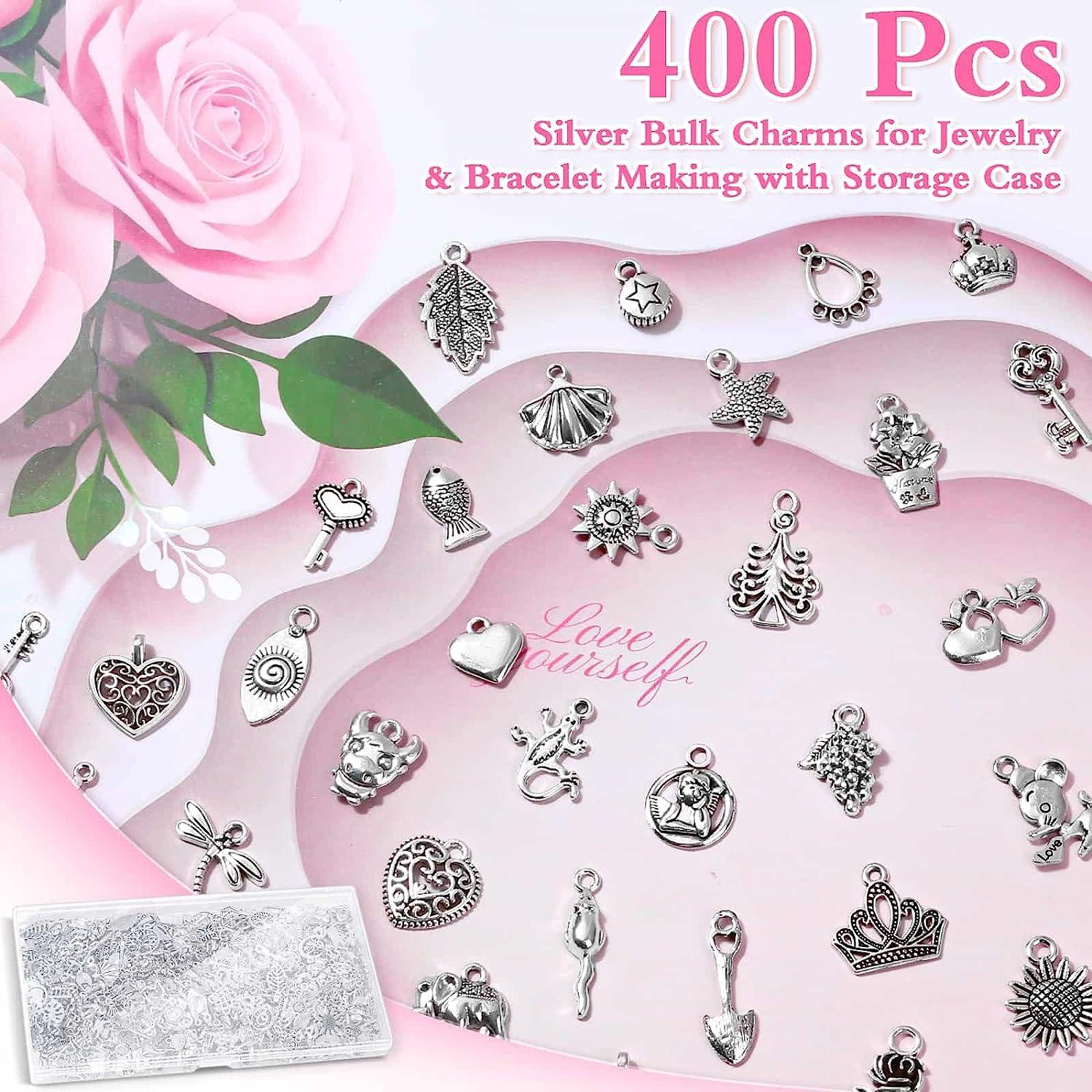 Bulk Charms Assorted Charms For Jewelry Making 400 Pcs Wholesale