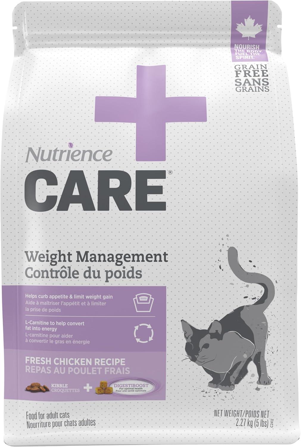 Nutrience Care Weight Management Cat Food Chicken 2.27 kg (5 lb) | Buy Now  with Express International Delivery | GoSupps.com