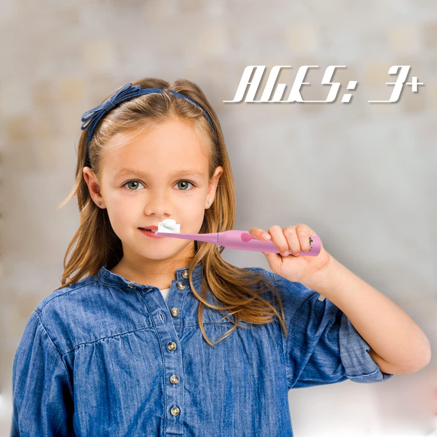 7AM2M Kids Electric Toothbrush with Heads, Modes, Smart Timer