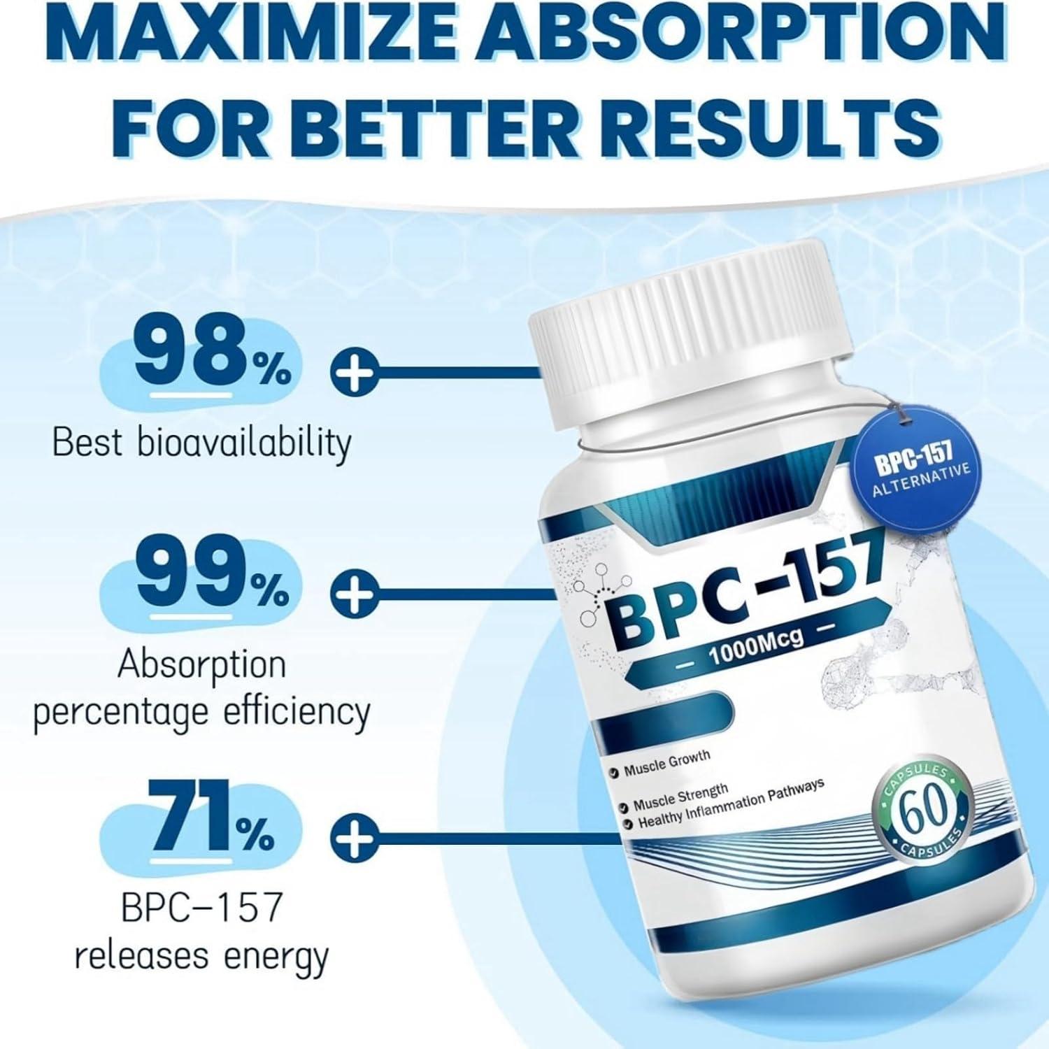 ChengJin BPC 157 Pep Multivitamin Muscle & Workout Recovery Energy Vitamins  for Tiredness 60 Capsules - Pack Of 2 | Buy Now with Express International  Delivery | GoSupps.com