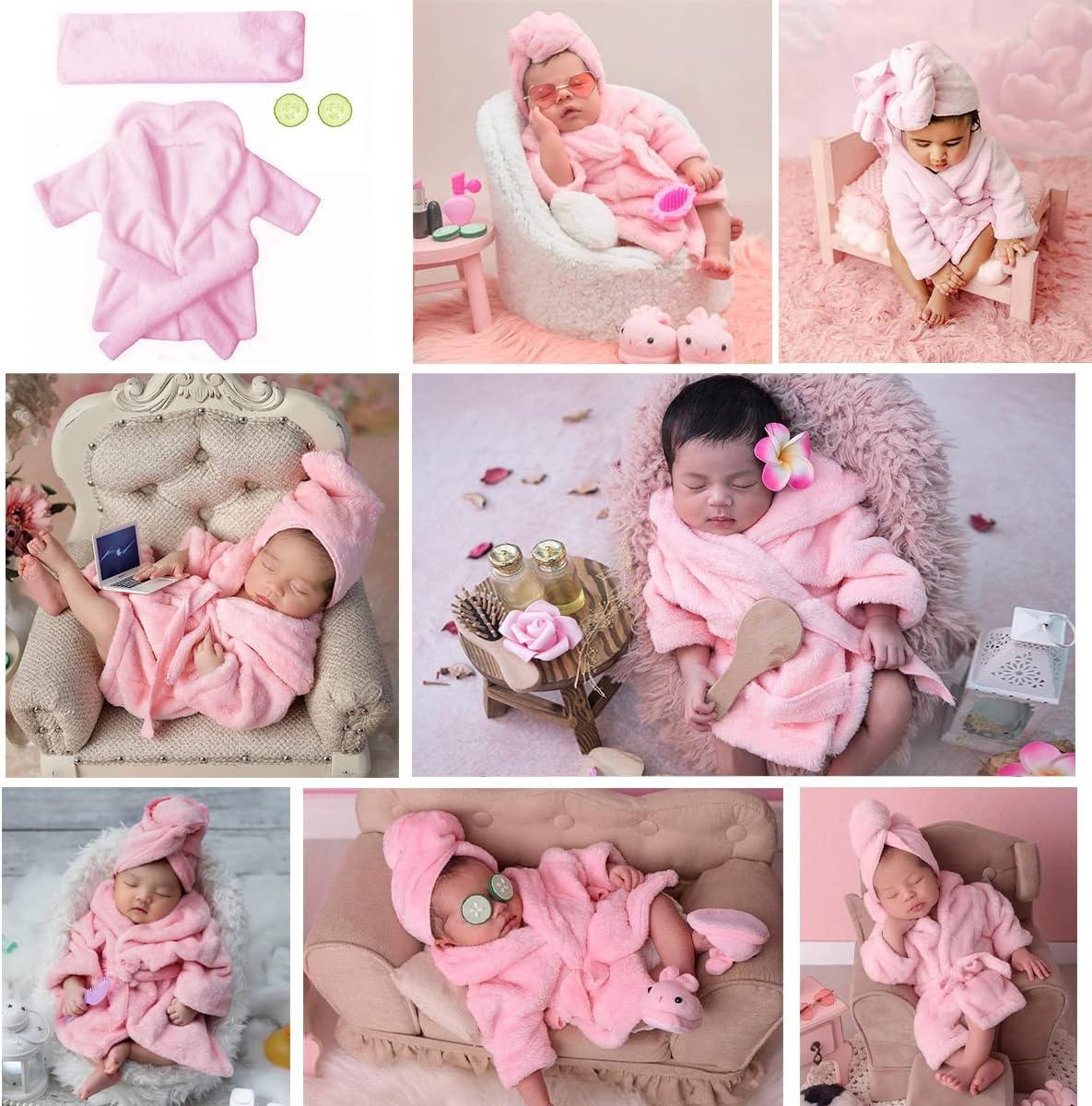 Baby Bath Towels M&G Baby Photoshoot Bathrobe Set Newborn