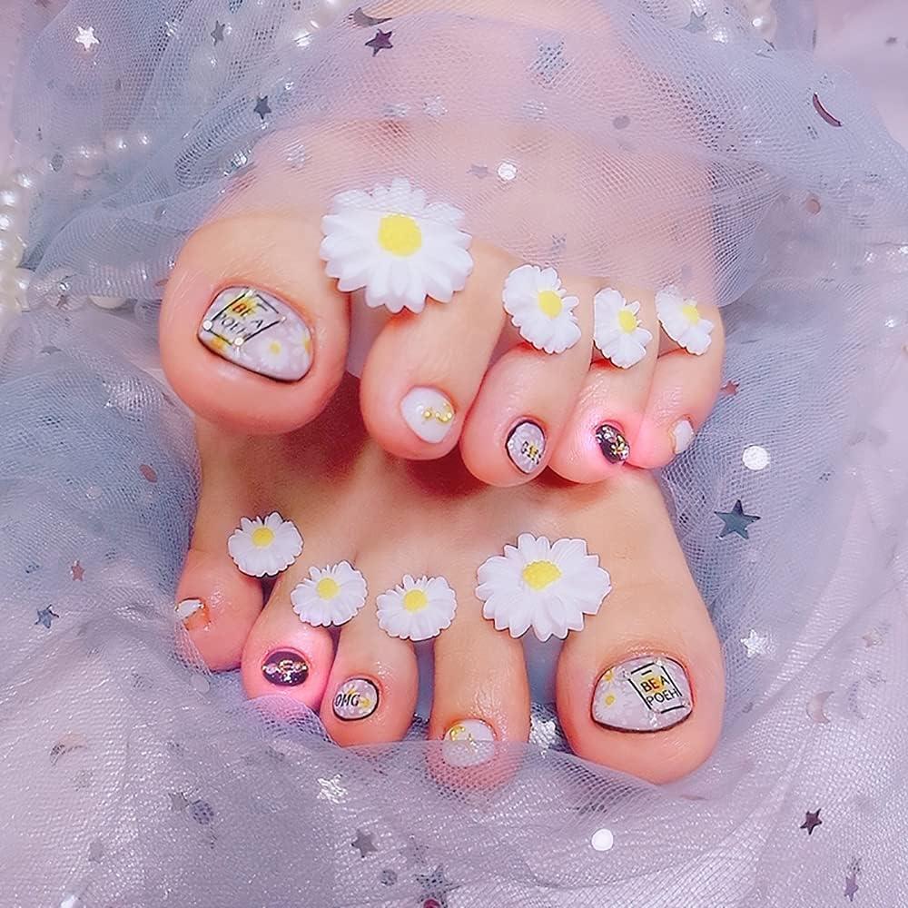 Flower Toe Nail Design! | Nail Art Amino