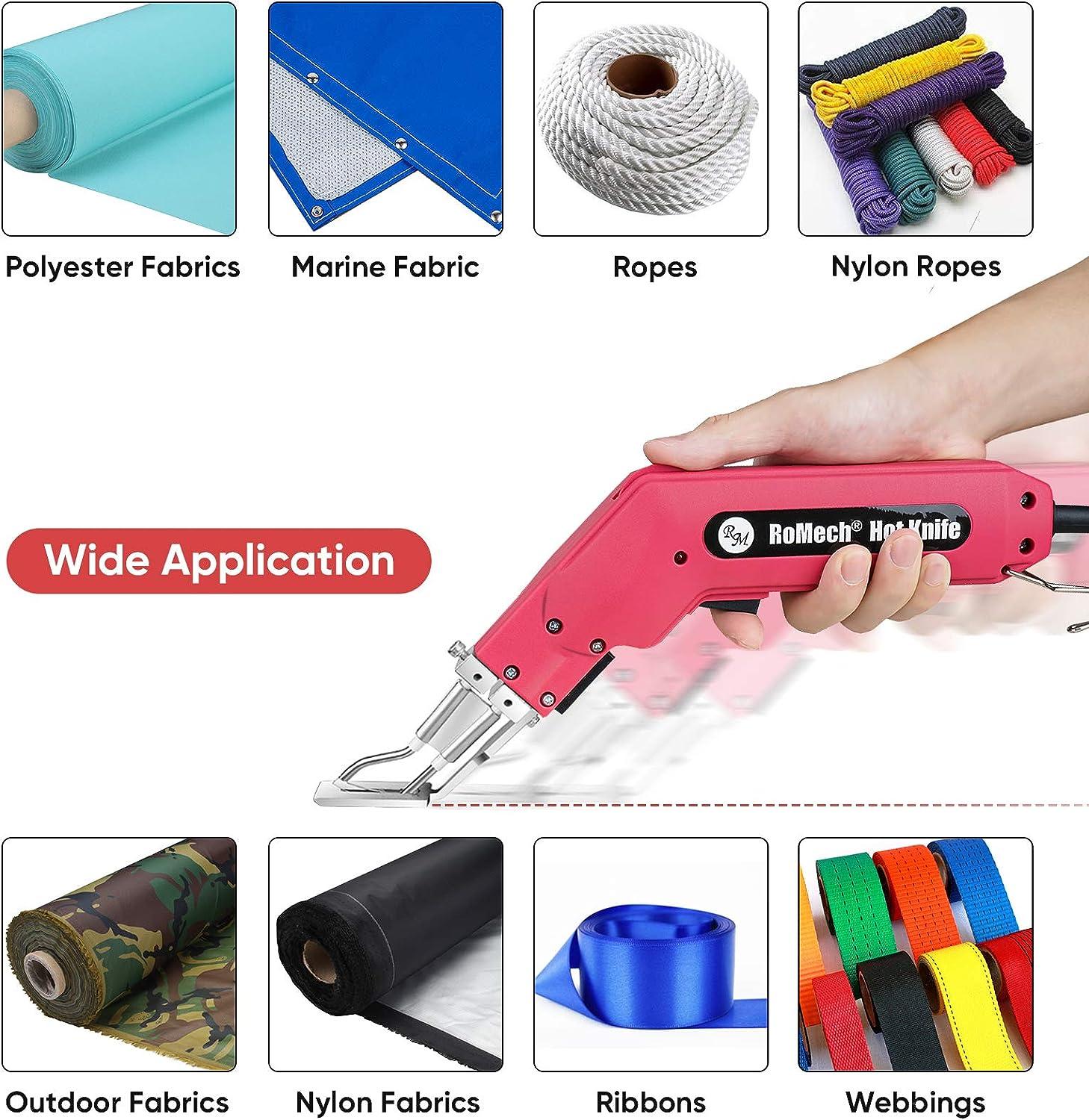 Hot Fabric Cutter for Cloth/Synthetic Materials + Tough Materials like