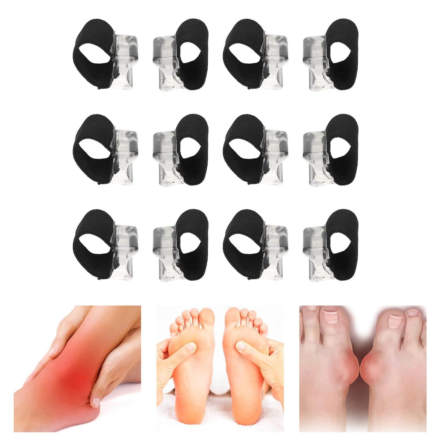 Toe Spacers Separators Prevent Friction Flexible Bunion Relief 6 Pairs