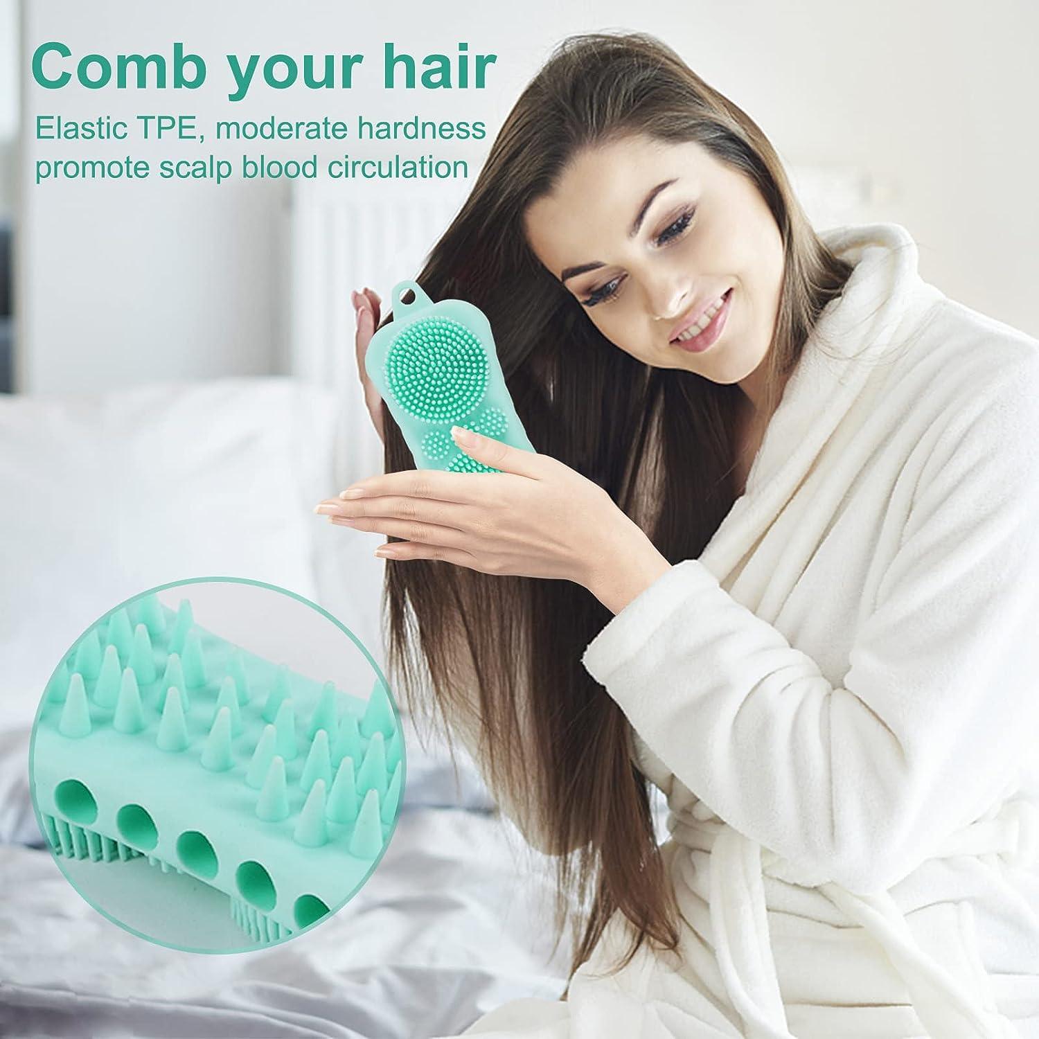 New Creative Double-Sided Shower Brush Massage Brush Silicone