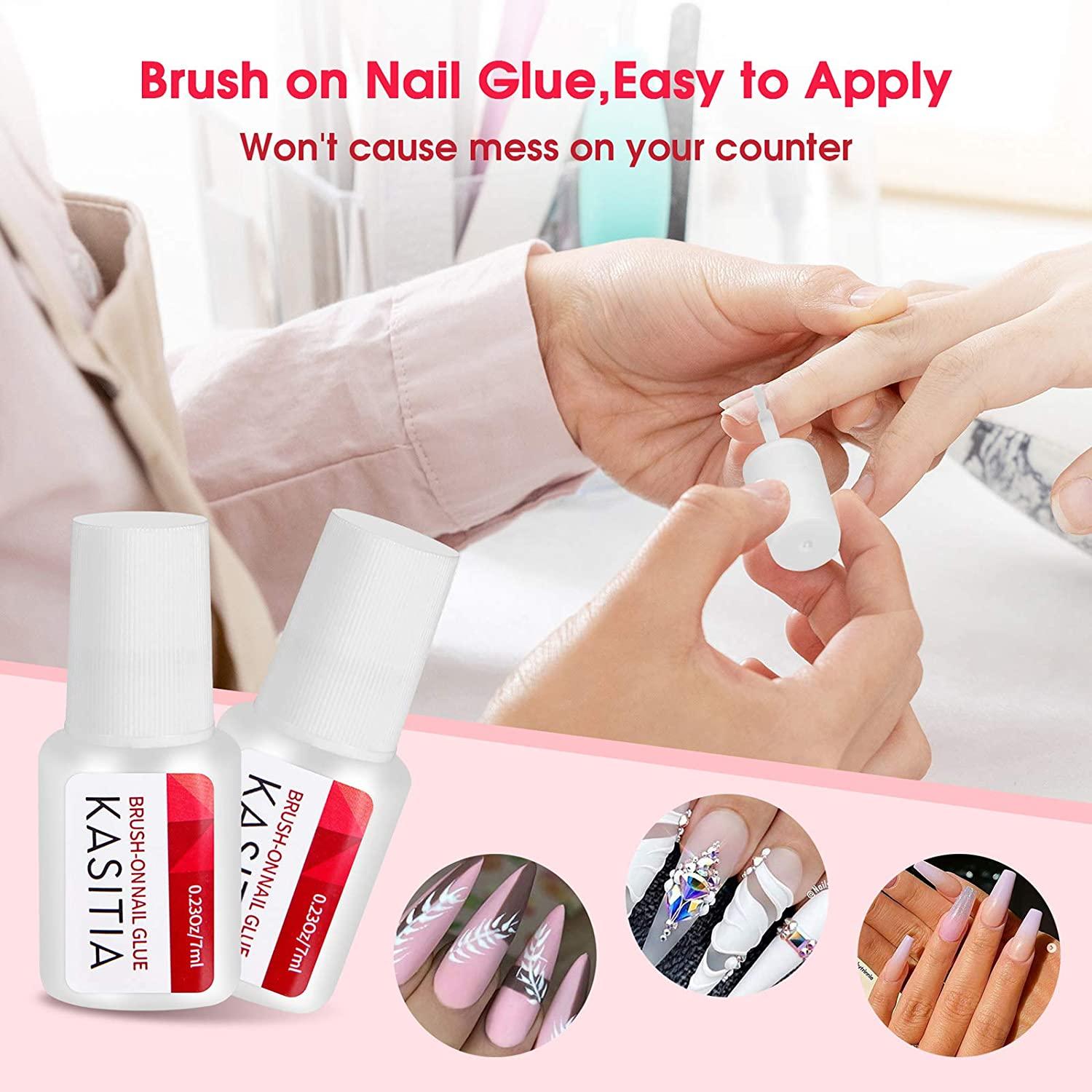 Brush on Nail Glue - 7 ml / 0.2 Fl oz