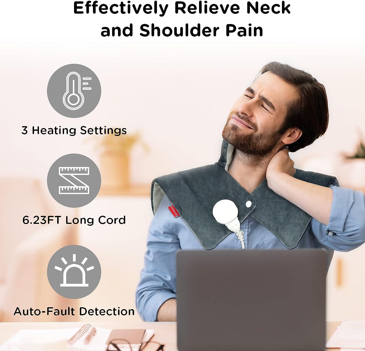 Comfytemp Weighted Heating Pad for Neck and Shoulder FastHeating