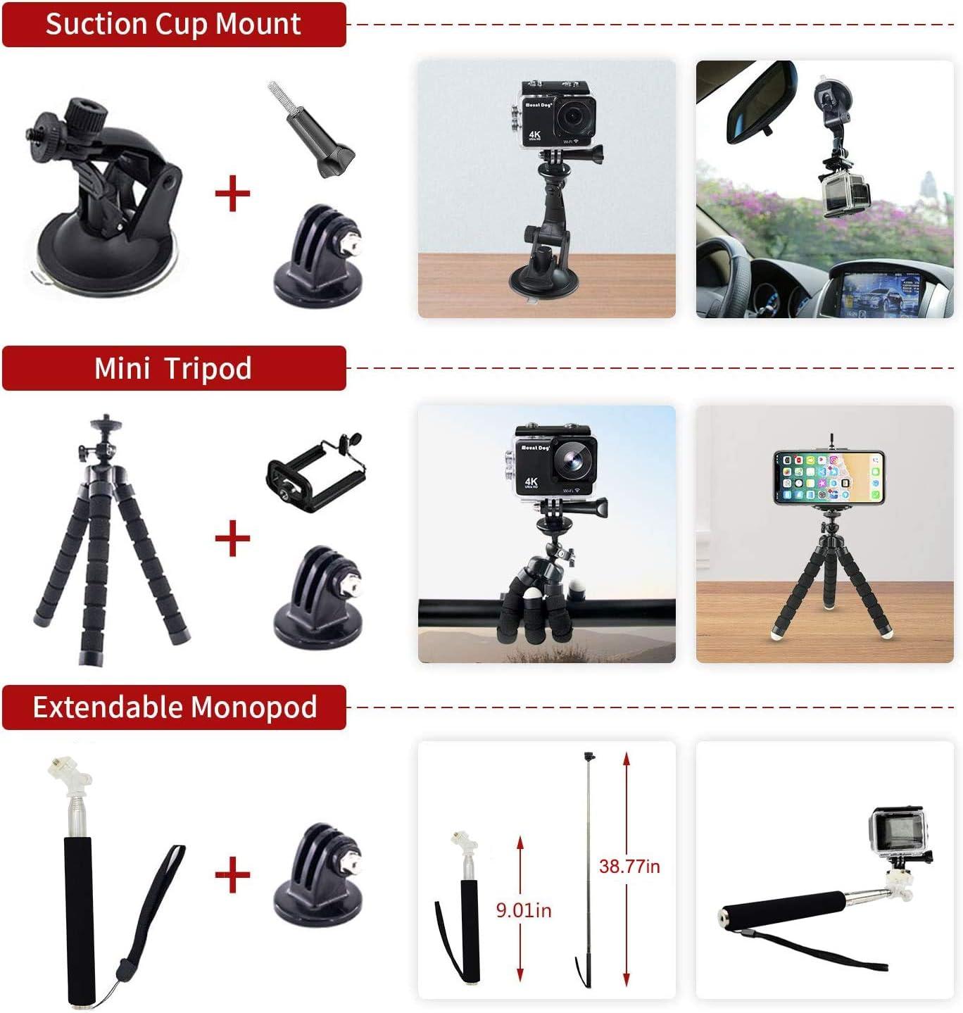 DJI-Ensemble d'accessoires pour caméra d'action, kit pour GoPro Hero 11,  10, 9, 8, 7, 6, 5, Session, Action 3, 2, AKASO, sac, trépied, support de  anciers - AliExpress