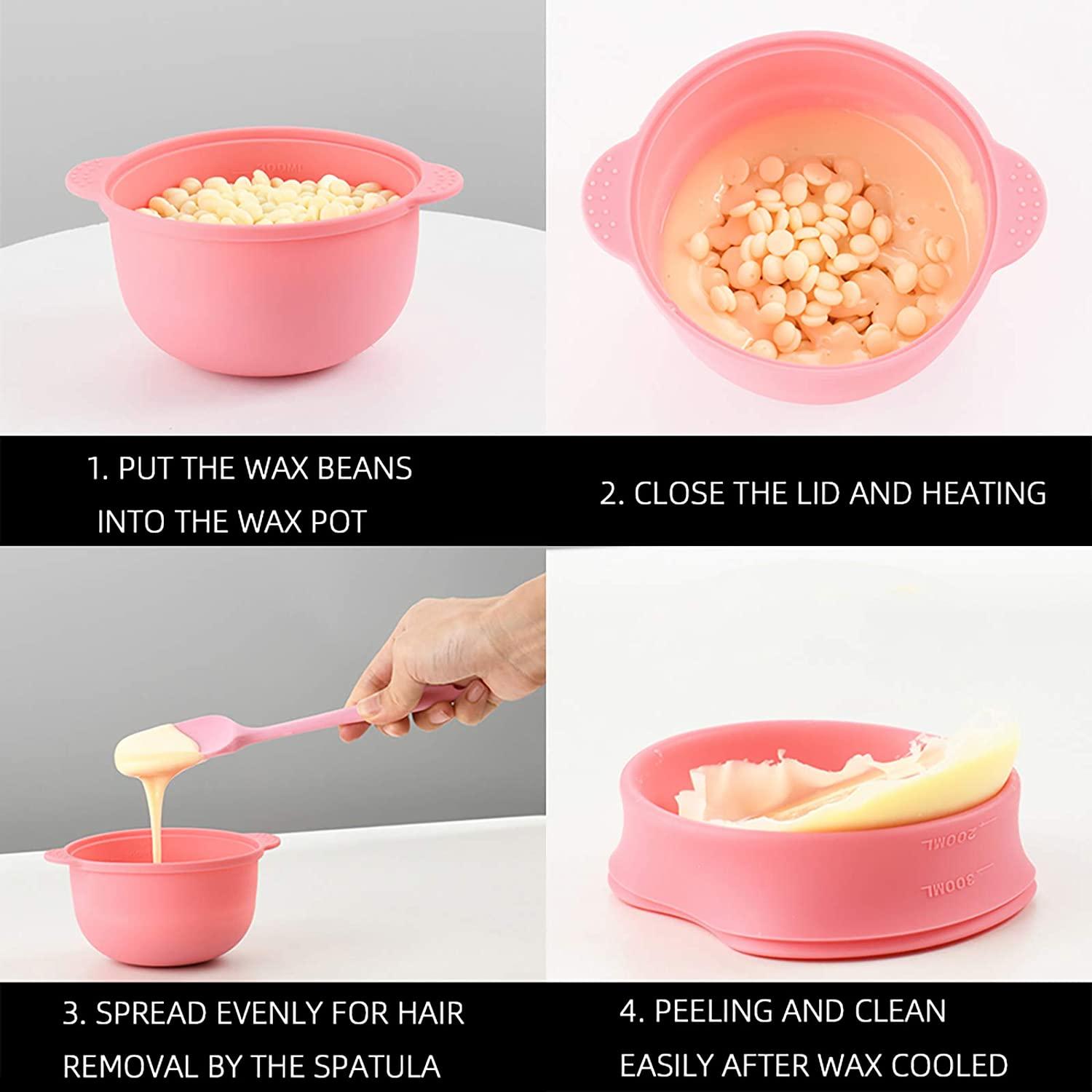 Nonstick Wax Pot, Replacement 16 OZ Wax Bowl, Reusable & Removable