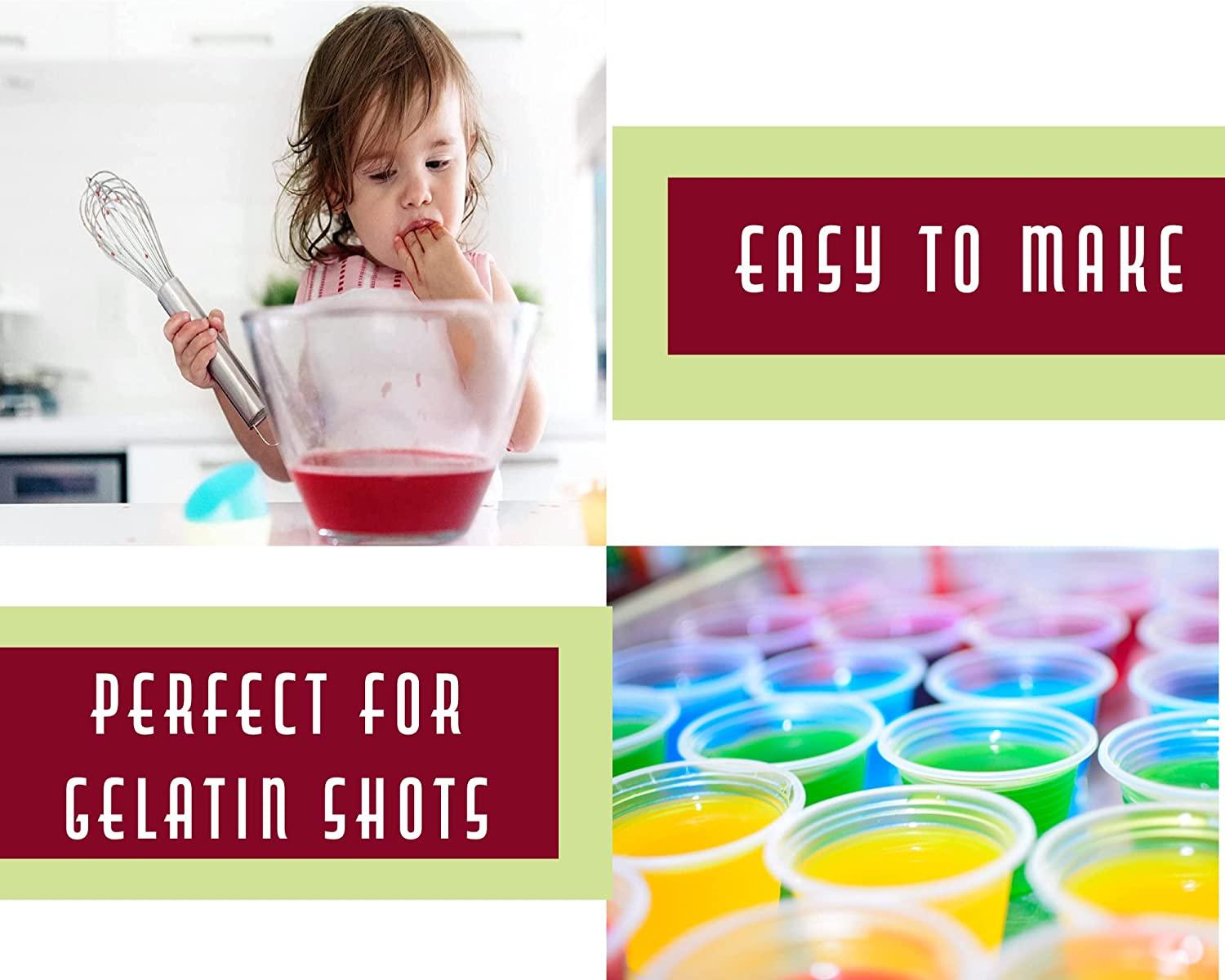 Flavored Gelatin Powdered Packets Variety Pack. Includes 4 Boxes of