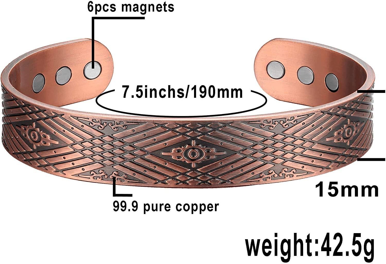 Amazon.com: Copper Bracelet - Mens Copper Bracelets For Healing - Copper  Twisted Bracelet - Copper Jewelry For Women - Coper Healing Bracelet For Men  - Tibetan Cuff - Set Of 3: Clothing, Shoes & Jewelry