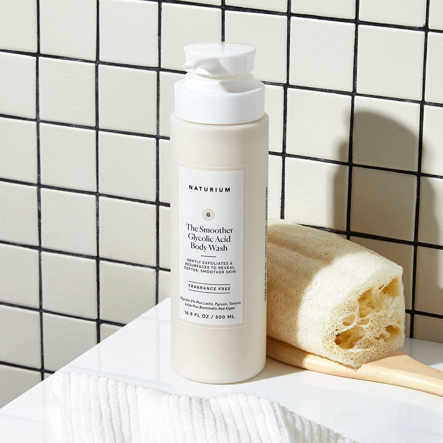 TopRated Smoother Glycolic Acid Exfoliating Body Wash Get Smooth, Radiant Skin