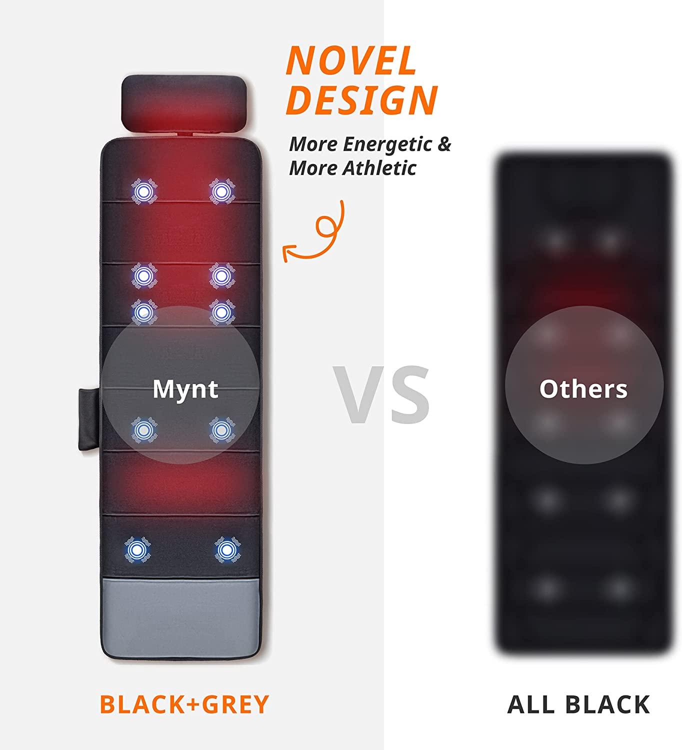 Mynt Vibration Massage Mat, Electric Full Body Massage Pad with