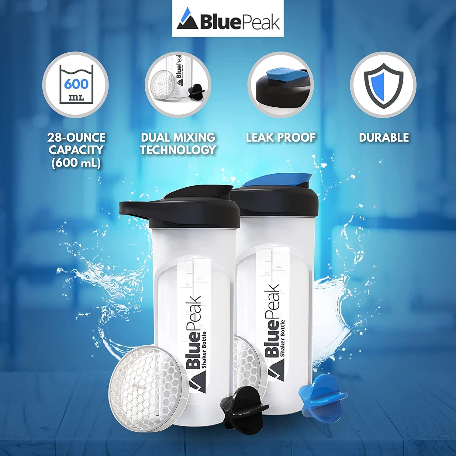 Stacker Shaker Bottle 2-Pack – Bluepeak USA