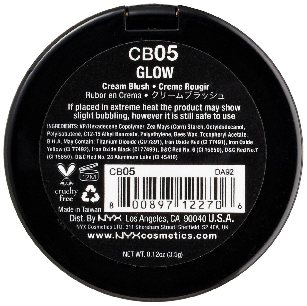 NYX Professional Makeup Cream Blush Glow 0.12 Ounce