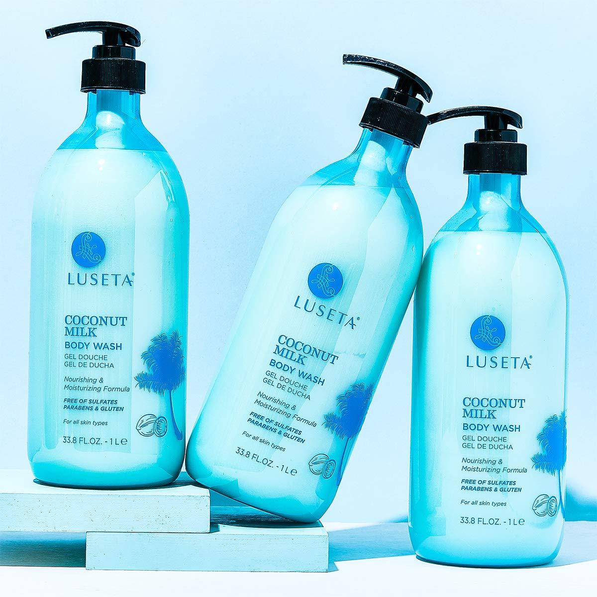 Luseta Coconut Milk Body Wash Gentle SoapFree Body Cleanser Deeply