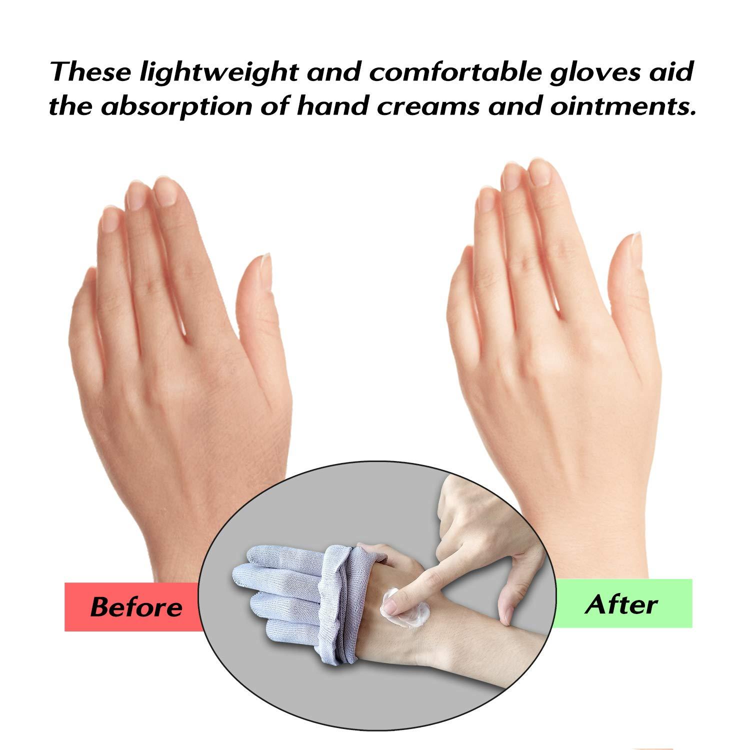 MIG4U Moisturizing Beauty Gloves Touchscreen Overnight Sleeping Glove