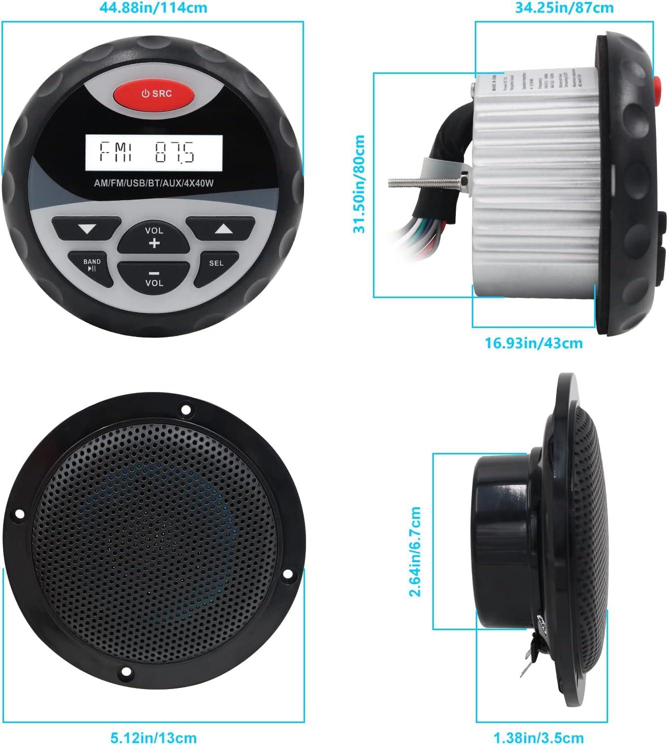 Herdio marine stereo deals