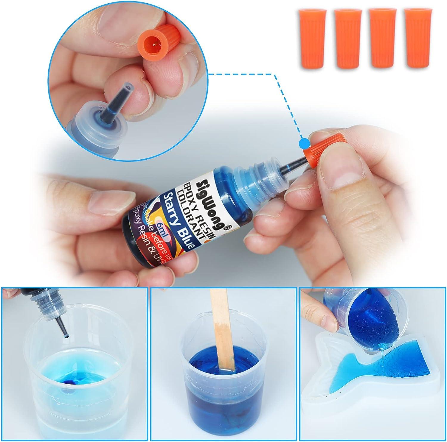 Blue Pigments For Epoxy Resing, 3 Jars Bundle