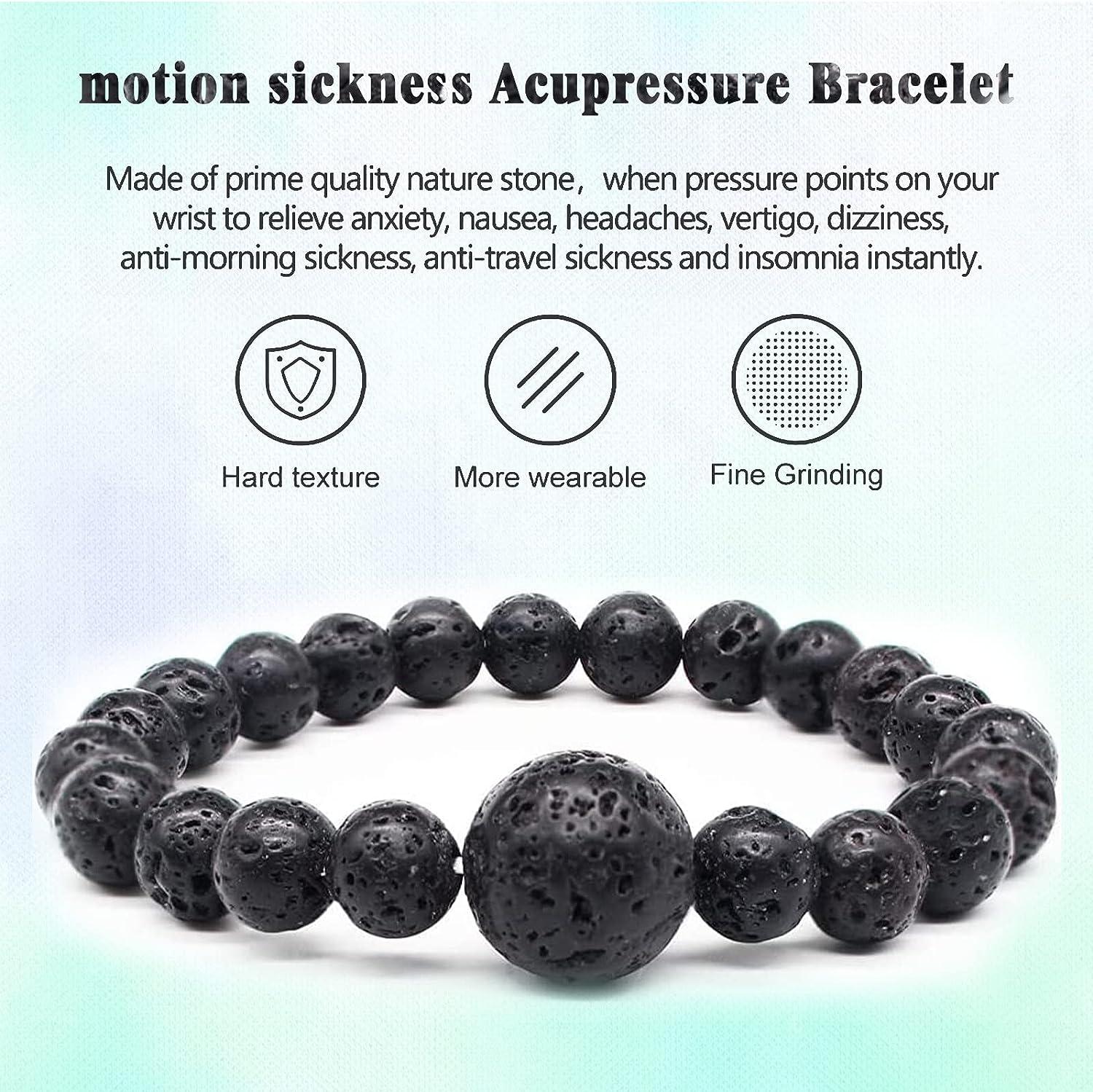 AcuBalance Stress Relief Bracelet- Calming Acupressure Band- Natural Relief  of Anxiety, Tension, Insomnia (single) (Army Green, small 6