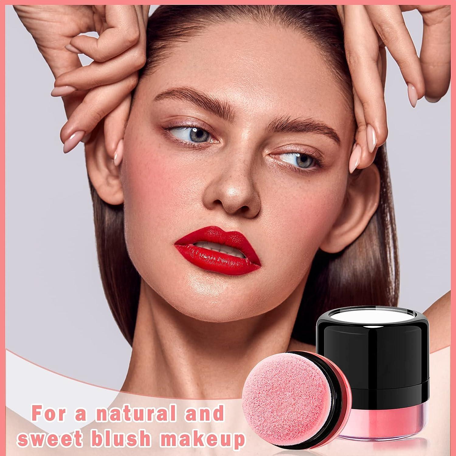 LongLasting Waterproof Loose Powder Blush Matte Natural Pink Air