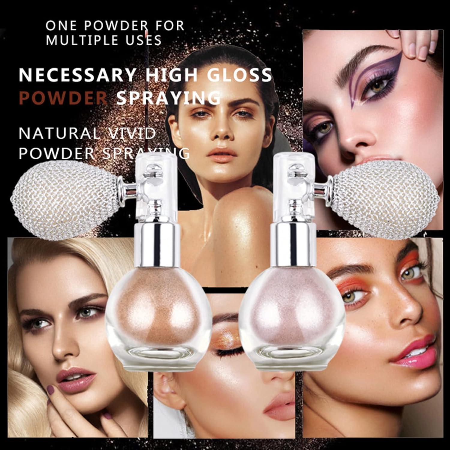 2pcs Glitter Spray - Body & Hair Shimmering Sparkle for Parties | Fabric Glitter for Clothes - Pink & Bronze | Buy Now with Express International Delivery | GoSupps.com 2pcs Glitter Spray - Body & Hair Shimmering Sparkle for Parties | Fabric Glitter for Clothes - Pink & Bronze | Buy Now with Express International Delivery | GoSupps.com