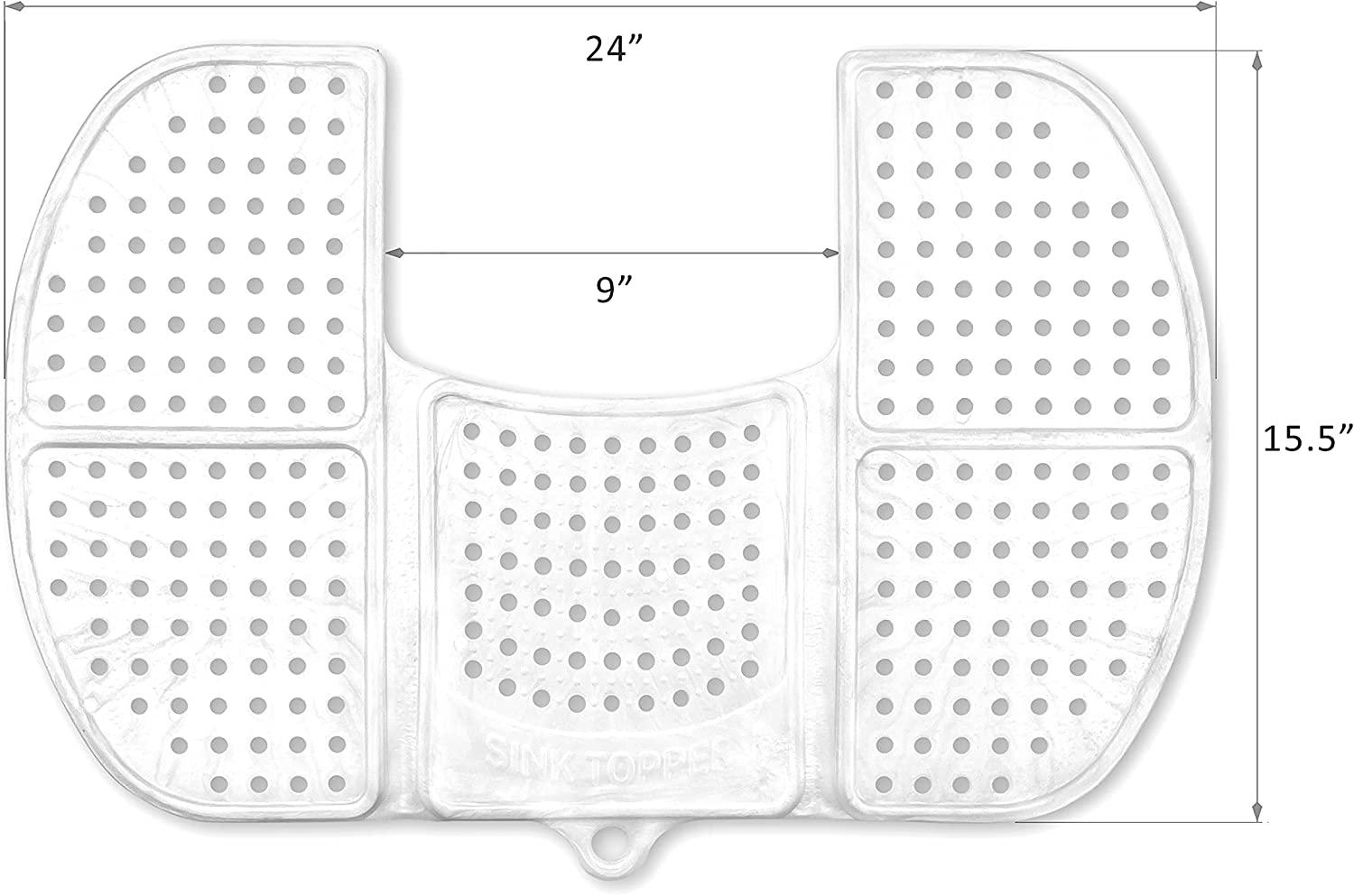 Sink Topper Foldable Bathroom Sink Cover & Makeup Mat RV & Vanity