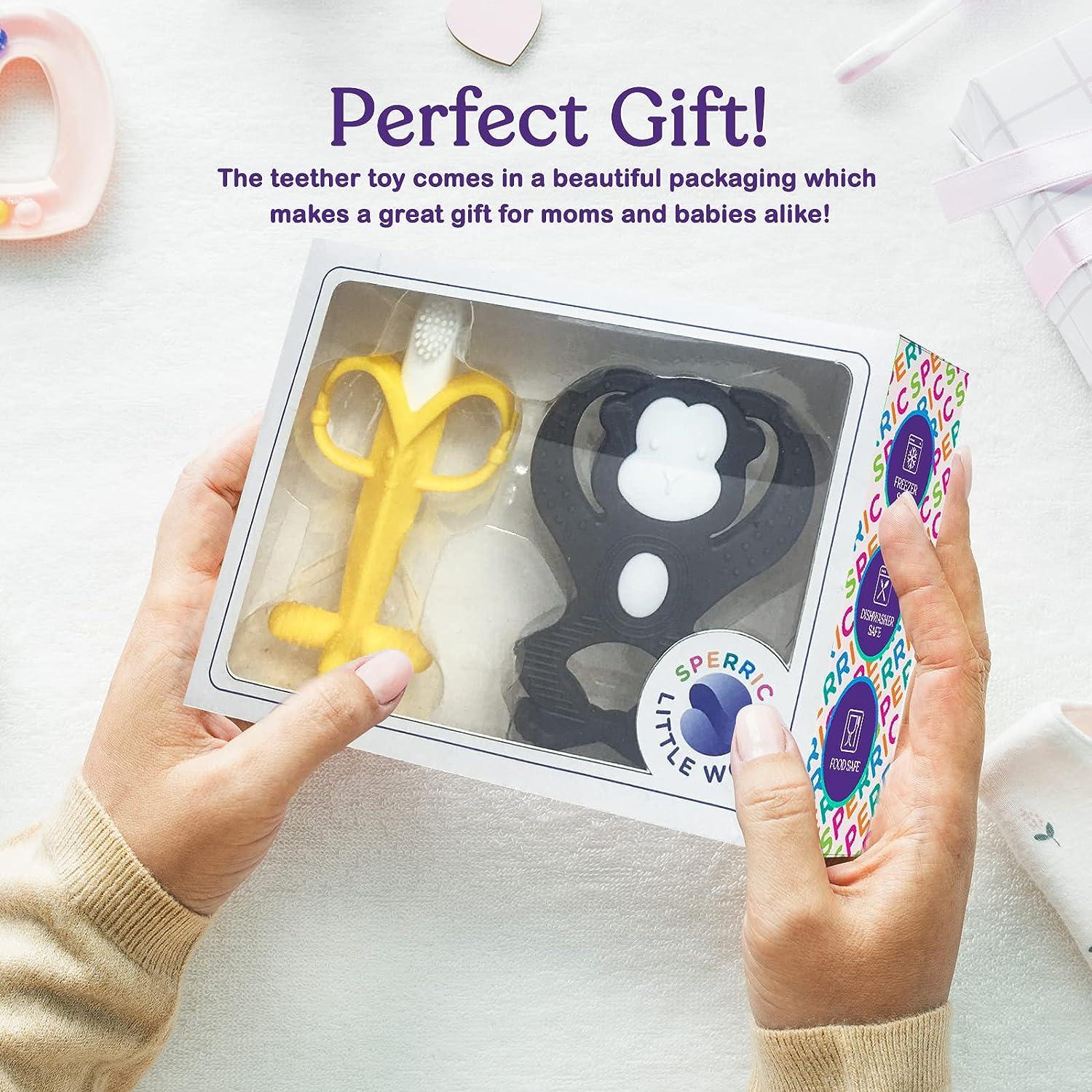 Baby Teething Toys for Newborn Infants (6-Pack) Freezer Safe Infant an –  Sperric Little World