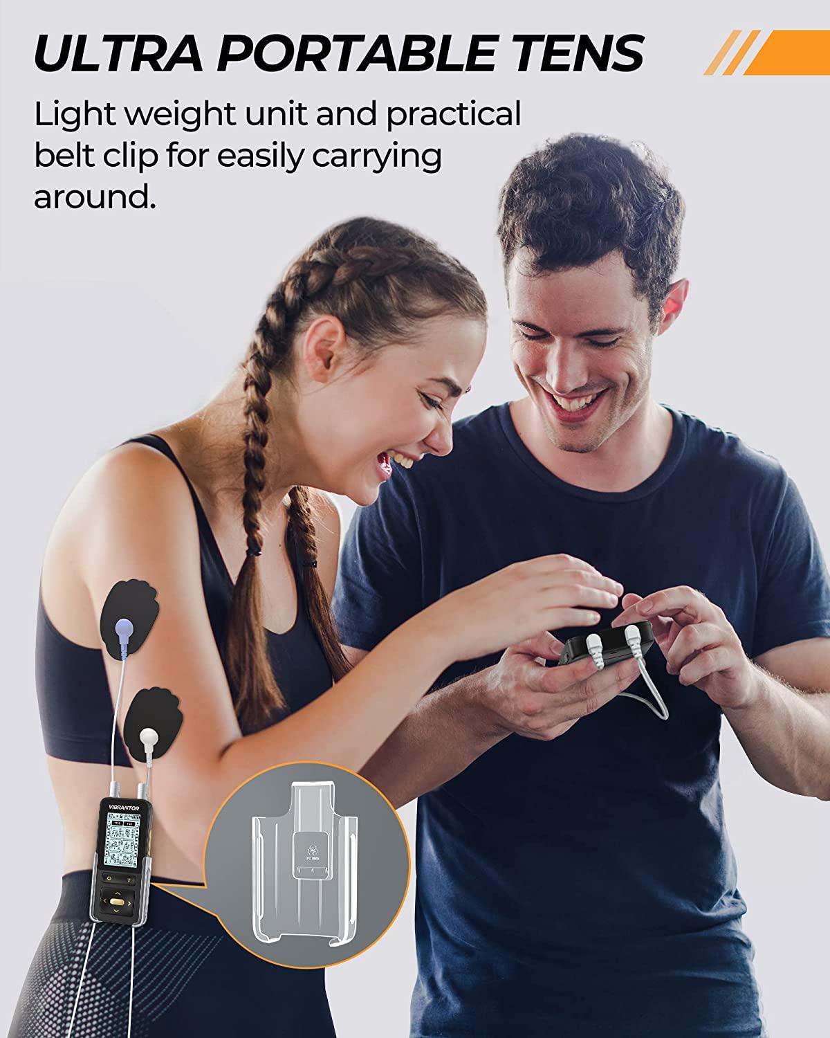 TENS Unit Muscle Stimulator Electric Shock Therapy for Muscles Dual Channel  TENS EMS Unit Electronic Pulse Massager with 24 Modes Physical Therapy  Equipment for Back Pain Relief SM9910 silver