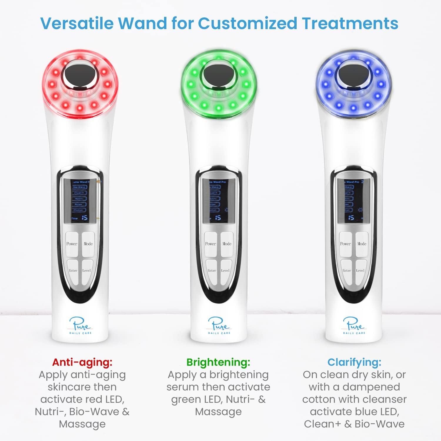 Luma Wand Professional 5in1 Skin Therapy Wand by Pure Daily Care