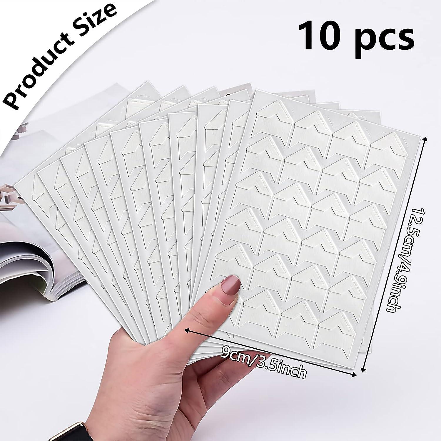 Self-Adhesive Photo Corners (Pack of 240) White
