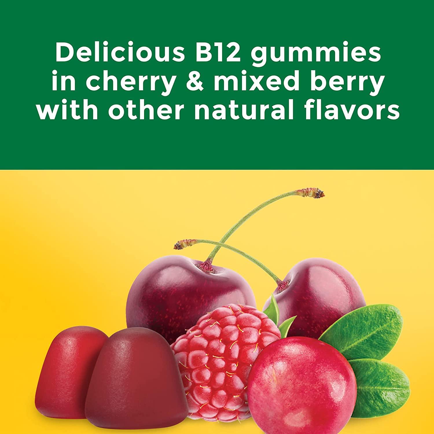 Nature Made Extra Strength Vitamin B12 Gummies 3000 mcg Energy