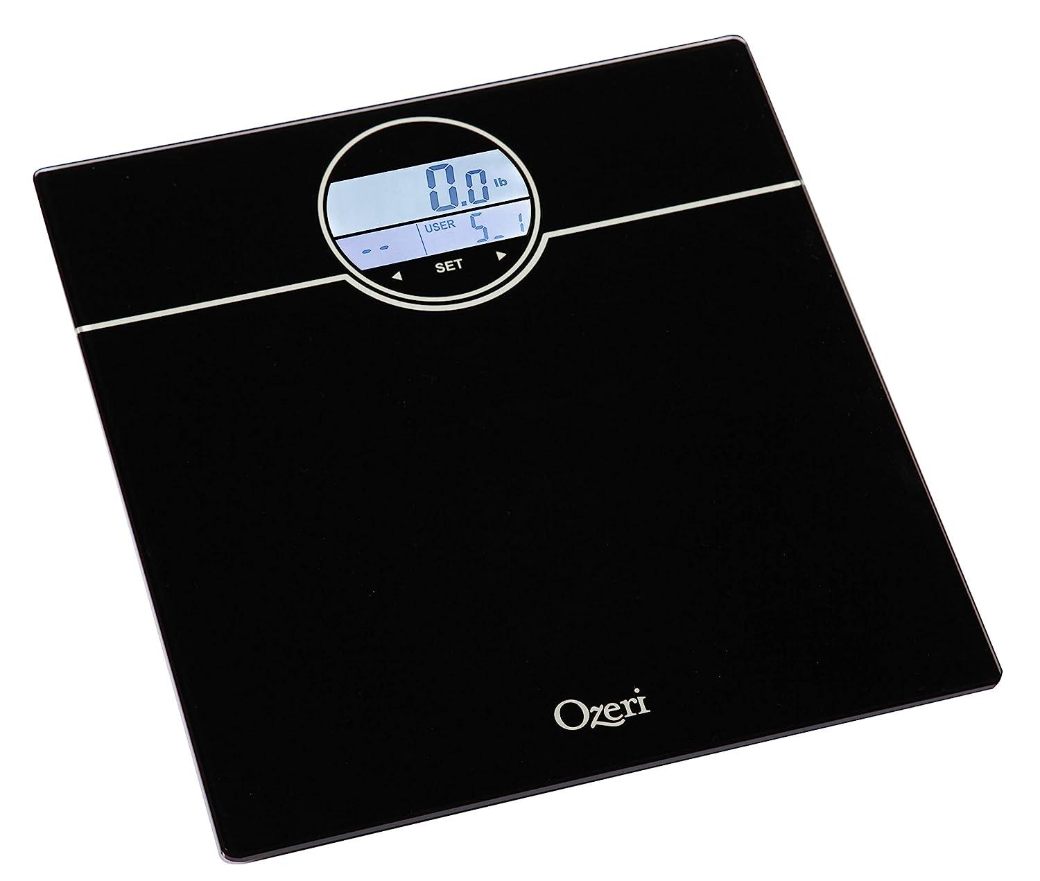Ozeri WeightMaster 400lbs Digital Bath Scale with BMI & Weight Change