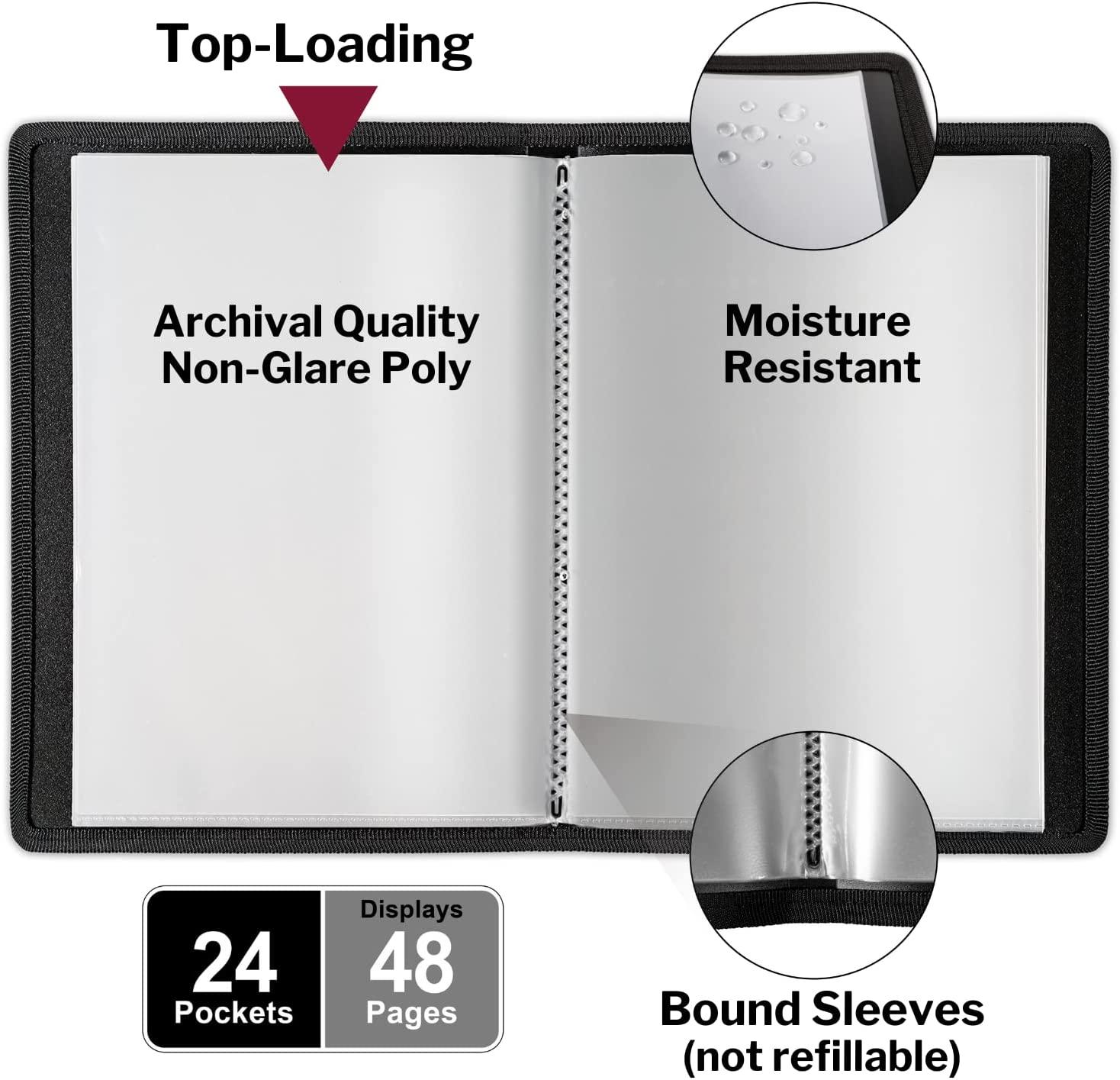 Dunwell Art Portfolio 11x17 (Black) Large Portfolio Folder for