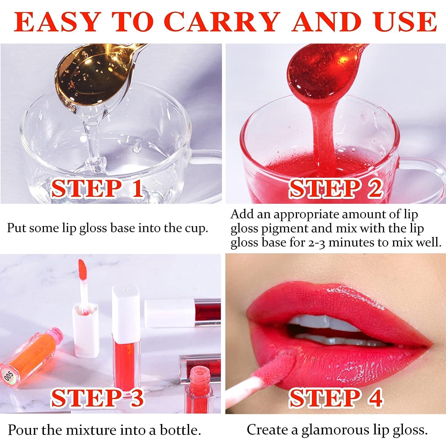 Highly Concentrated Liquid Color Pigment Colorants for Lip Gloss