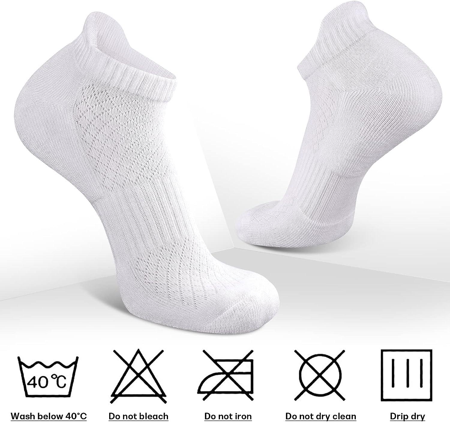 COOPLUS Male Sock Size 10-13 Men’s Athletic Ankle Performance Low Cut Socks  6 Pairs