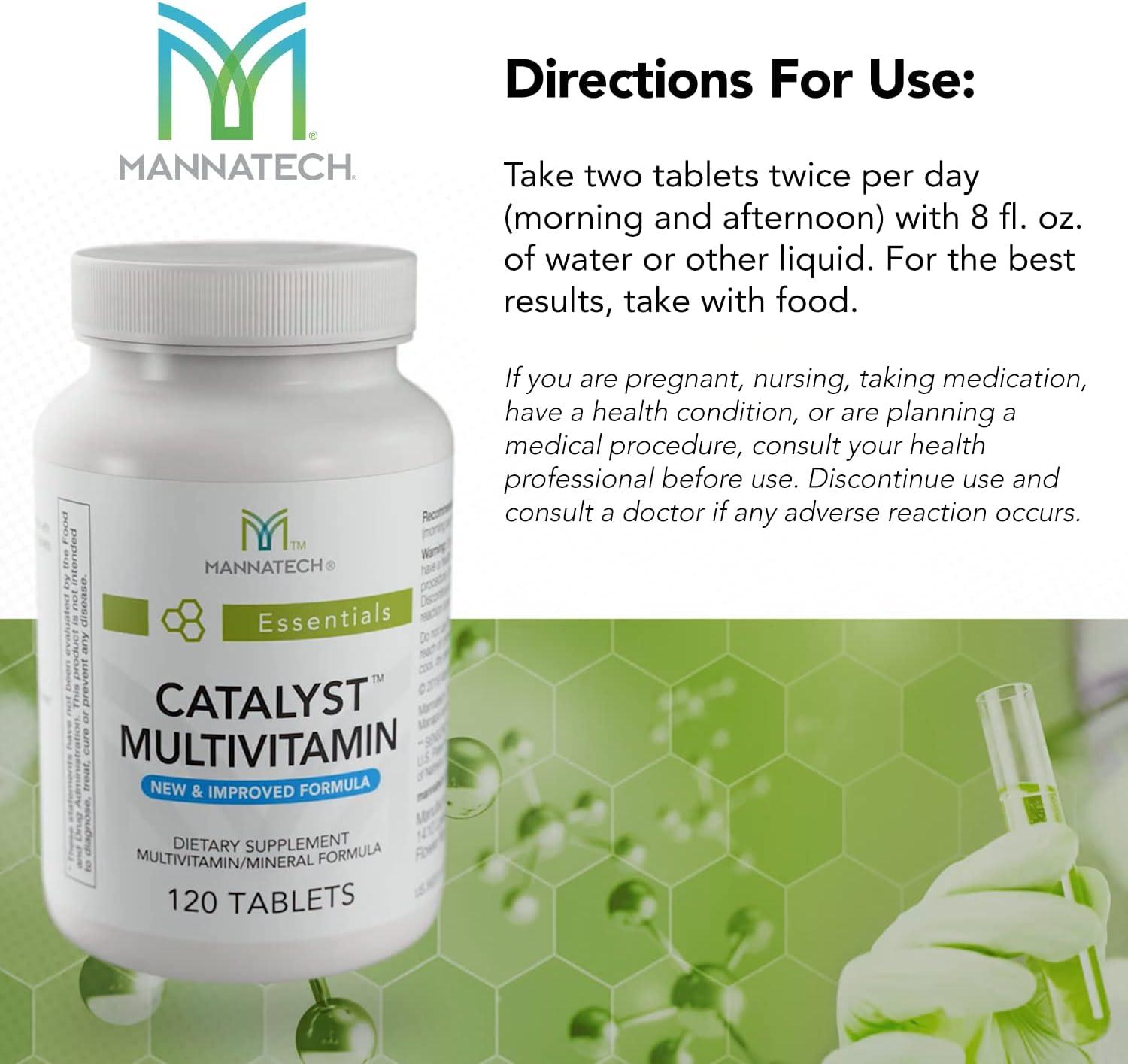 Mannatech Catalyst Multivitamin 120 Tablets with Ashwagandha