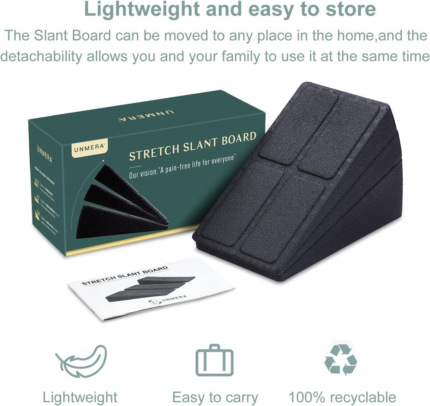 Slant Board 3pcs 12''Squat Wedge Calf Stretcher for Physical