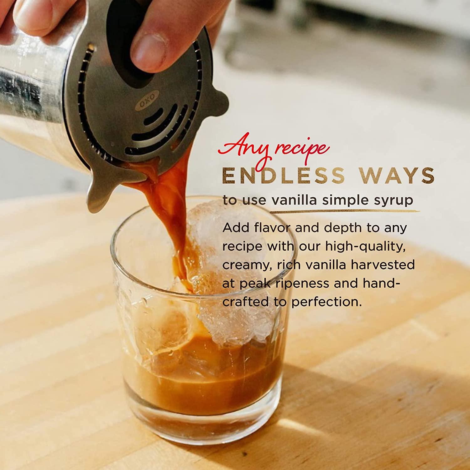 SAVA Madagascar Vanilla Bean Syrup 100 Pure Vanilla Syrup Made of Real