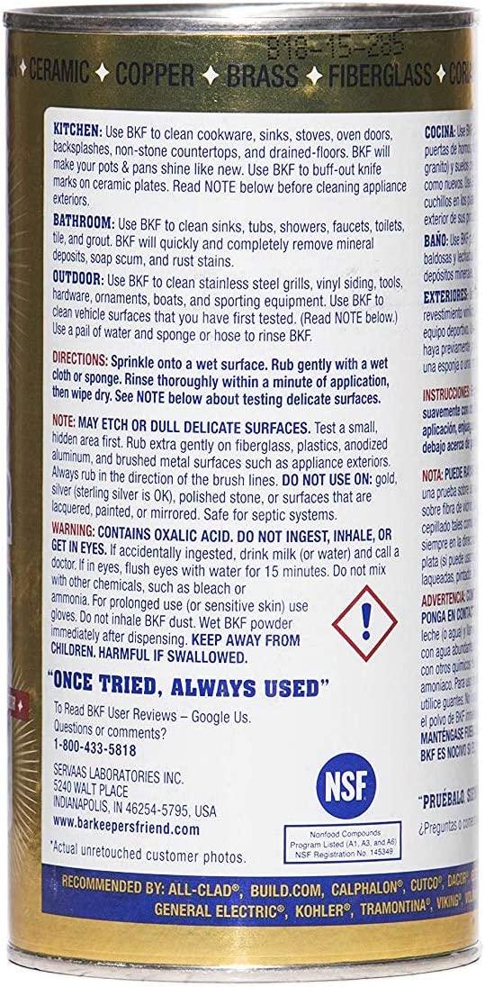 Bar Keepers Friend Powdered Cleanser 12Ounces (1Unit) 12 Ounce (Pack