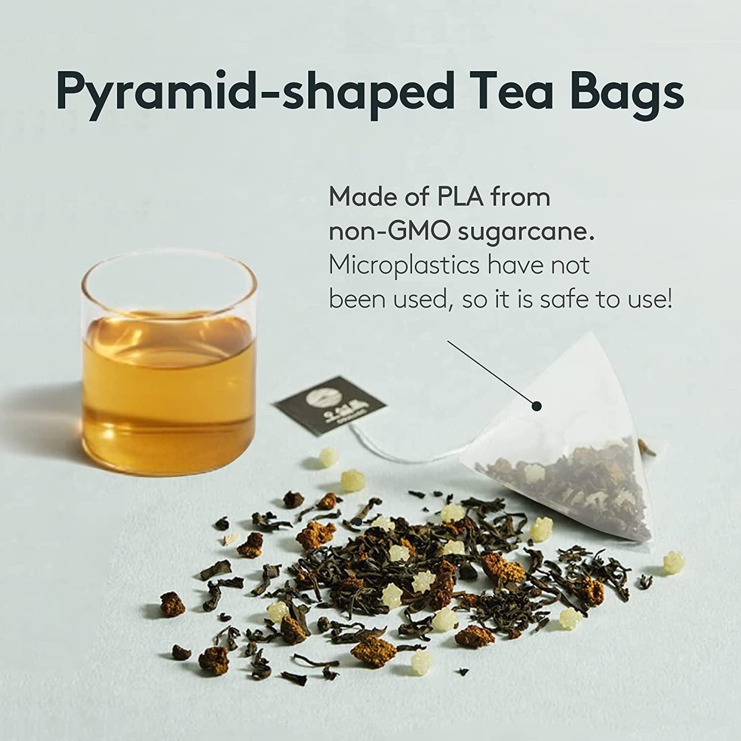 OSULLOC Tangerine Flavor Korean Premium Pyramid 20 Count Tea Bags 1.27oz