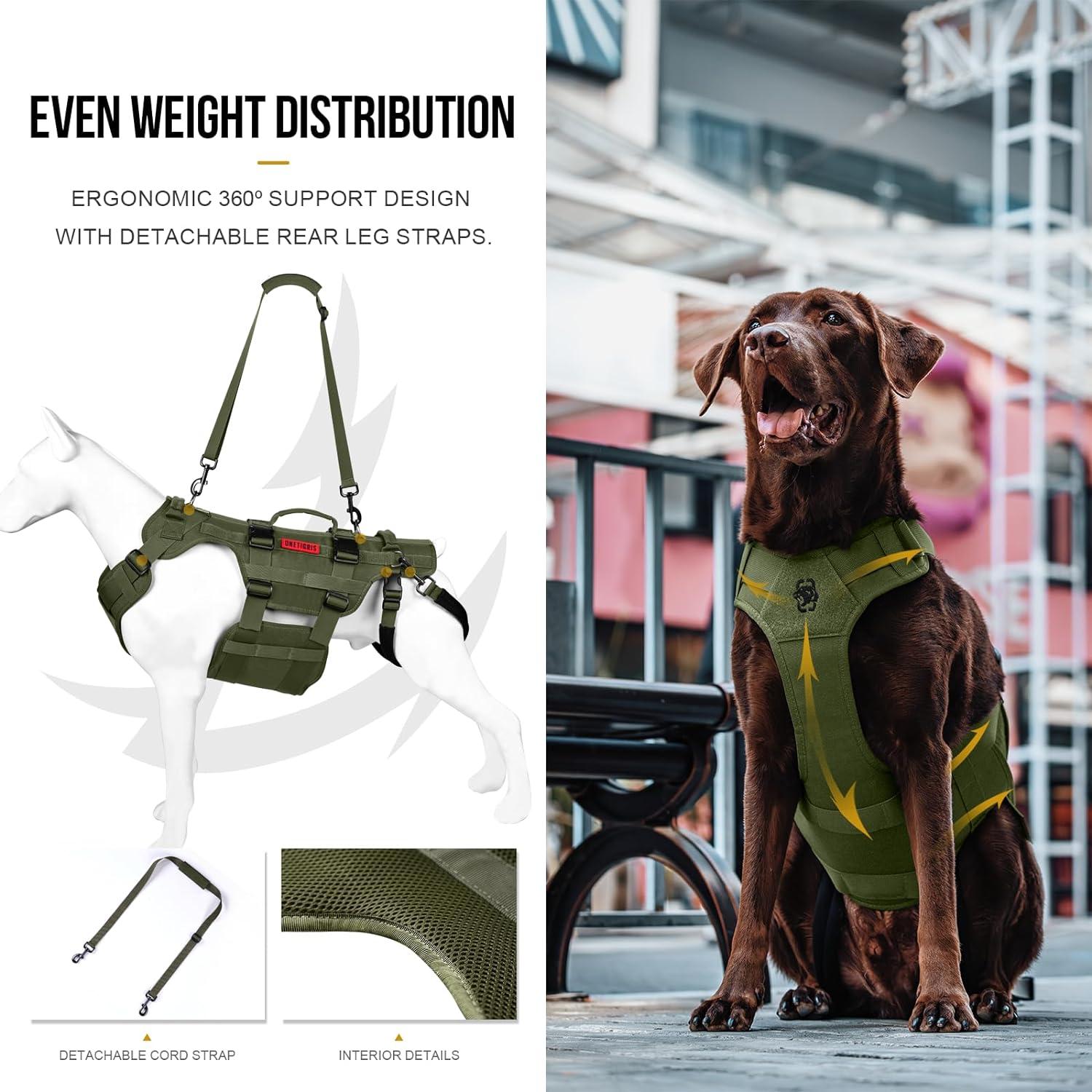 Designer Dog Chewy Harness For Dogs Tactical Dog Vest Chewy