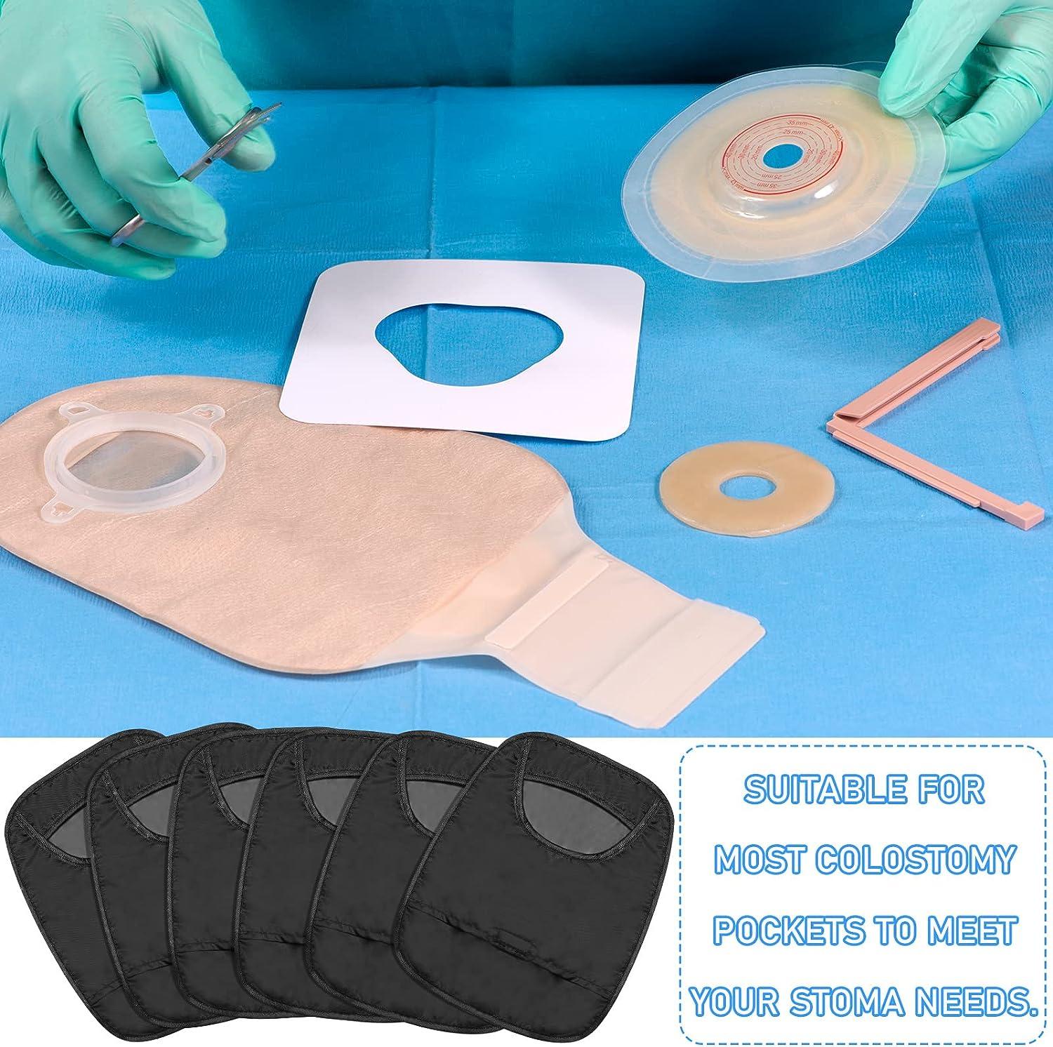 6 Pcs Ostomy Bag Covers Waterproof Ostomy Shower Cover Ostomy Supplies  Stretchy Lightweight Colostomy Bags Protective Ostomy Wrap Ostomy Pouch  Covers with Opening for Ileostomy Care Odor Reducing