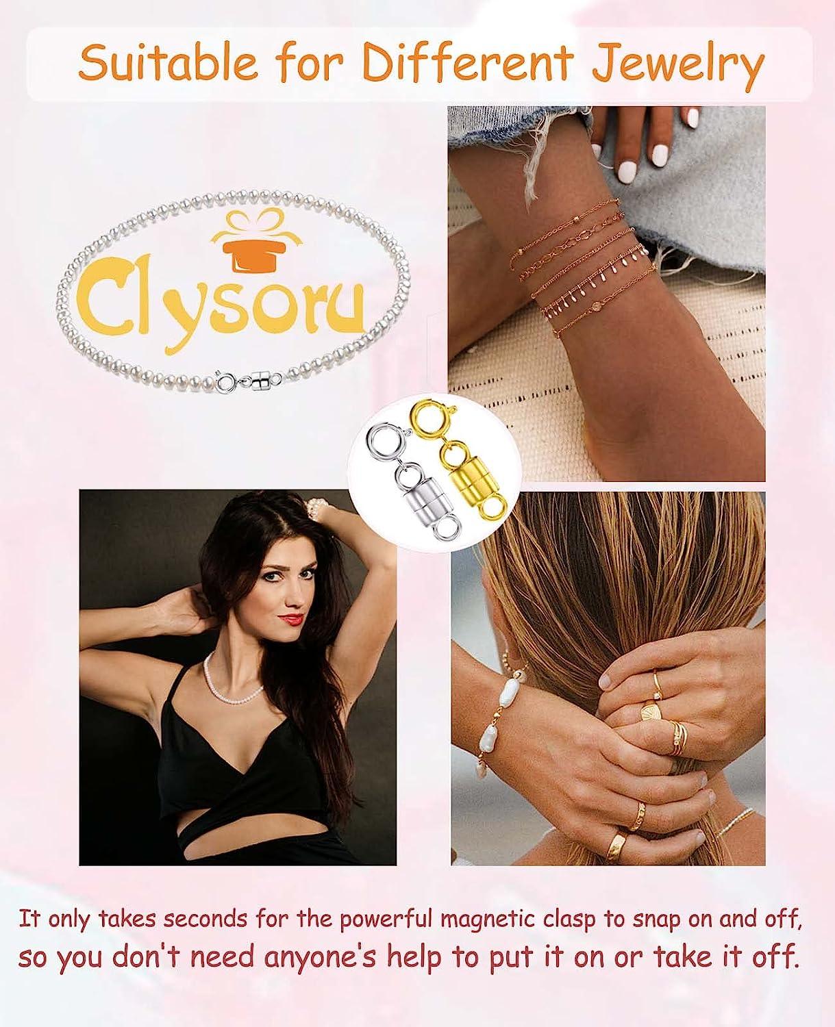  Clysoru Magnetic Necklace Clasps and Closures 14k Gold