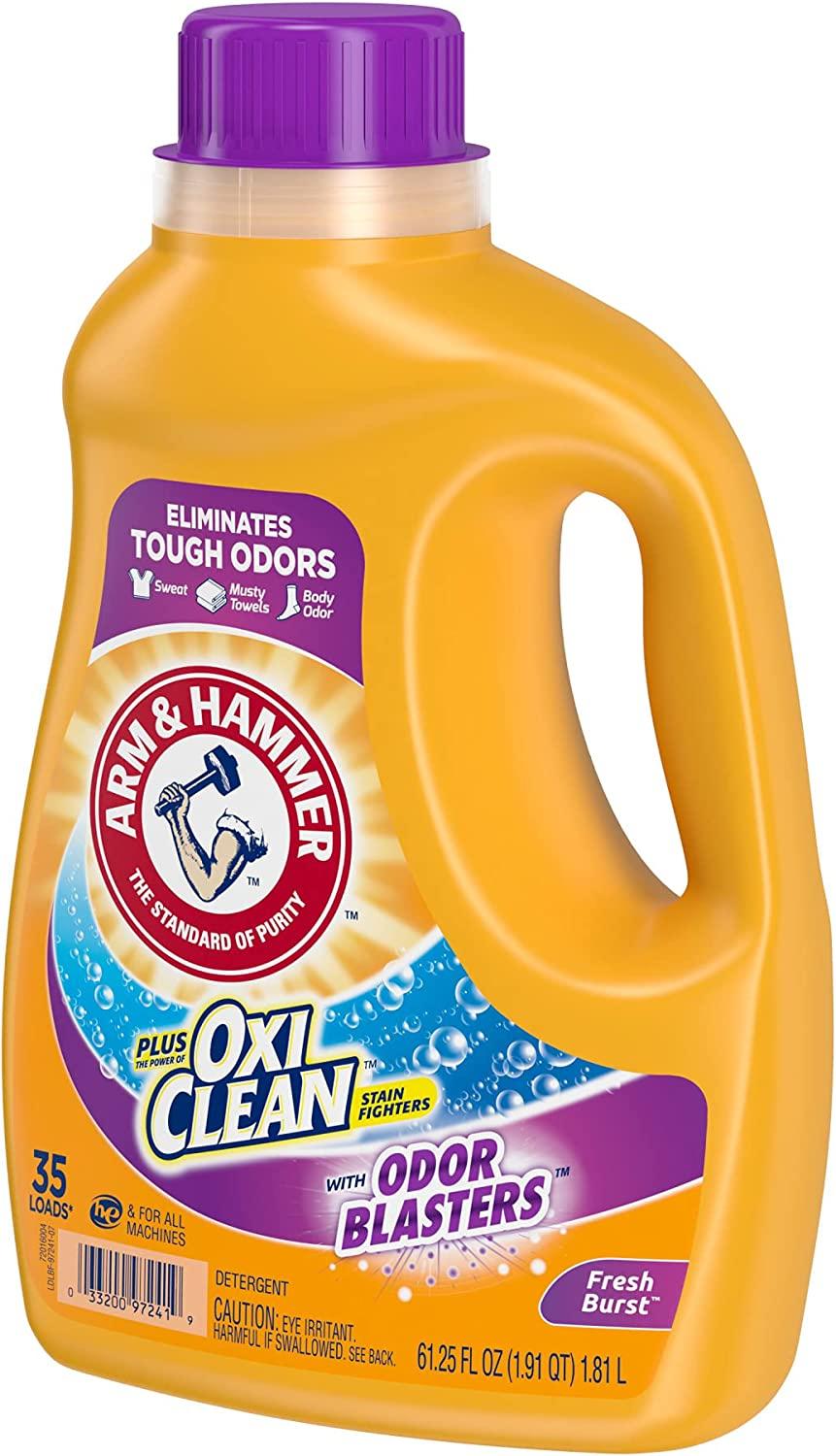 Arm & Hammer Plus OxiClean Odor Blasters Fresh Burst 35 Loads Liquid Laundry Detergent 61.25 Fl oz