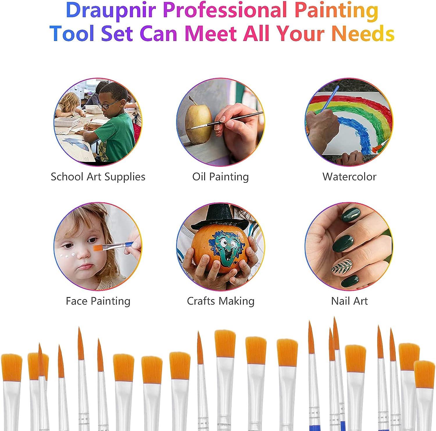 6pcs Art Brush Set For Painting, 6 Types Of Brushes, Suitable For  Classrooms, Artists - Beautiful Art Brushes For Painting
